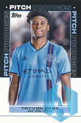 2021 Topps MLS Soccer Tayvon Gray Pitch Prodigies #59 New York City FC